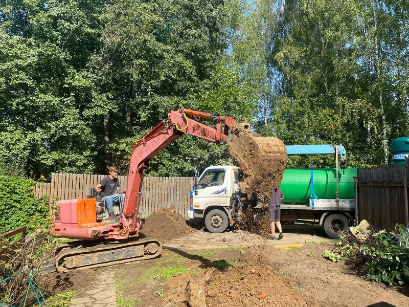 Монтаж газгольдера Спецгаз 6600 л в Киржаче под ключ с земляными работами
